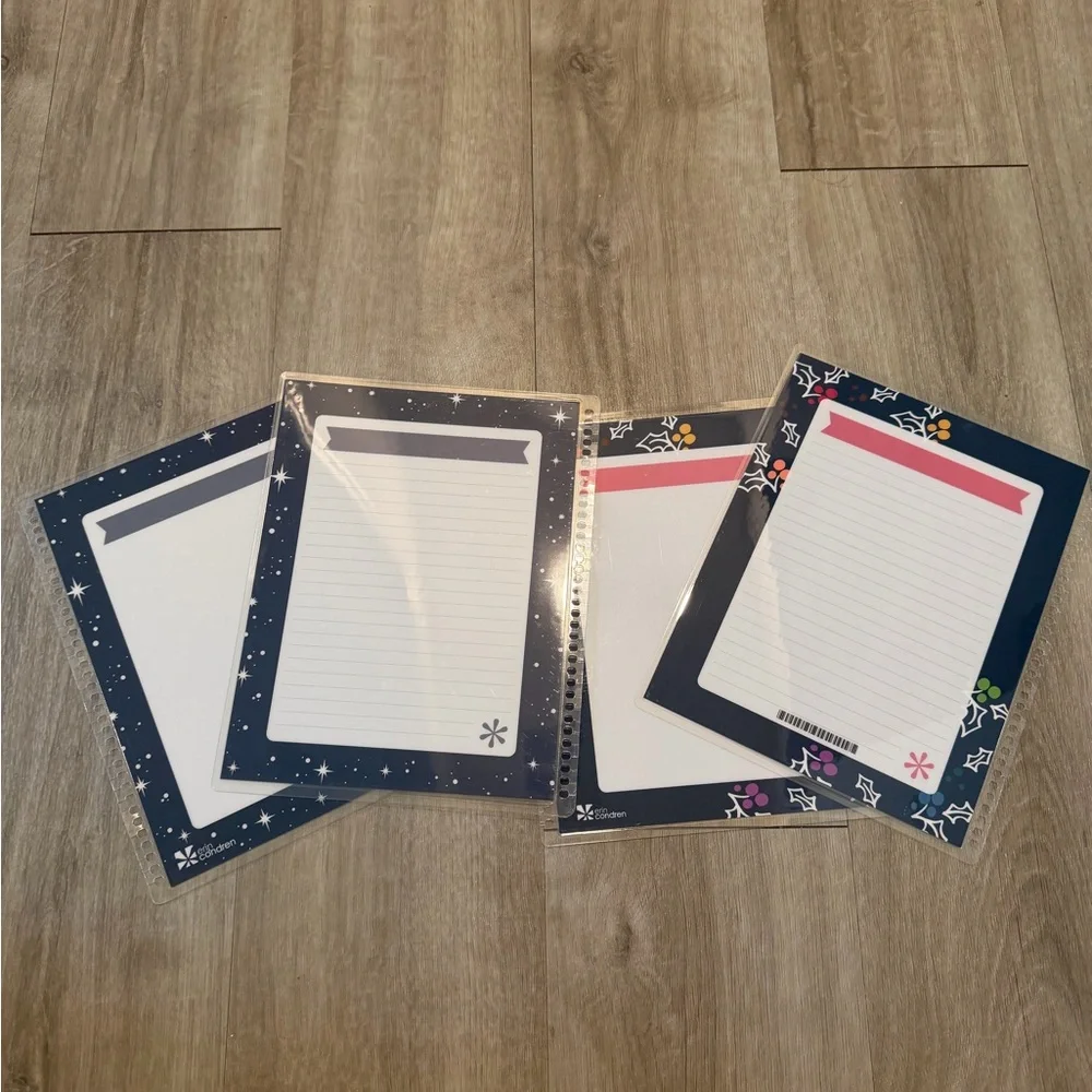 Erin Condren Starry Night and Festive Planners
